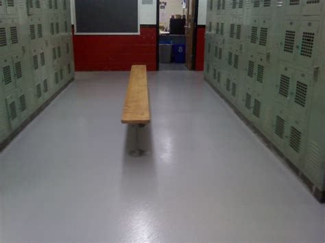 Tmi Repairs School Locker Room Floor Tmi Coatings