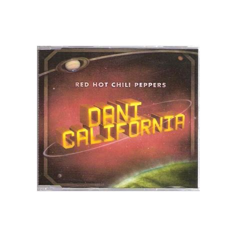 Red Hot Chili Peppers ‎ Dani California Cd Maxi Single Promo