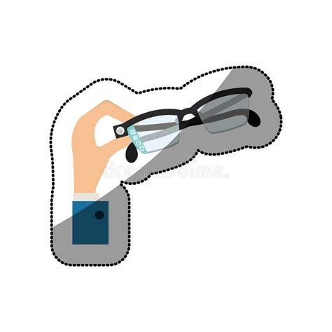 Isolated Smart Glasses Design Stock Vector Illustration Of Software