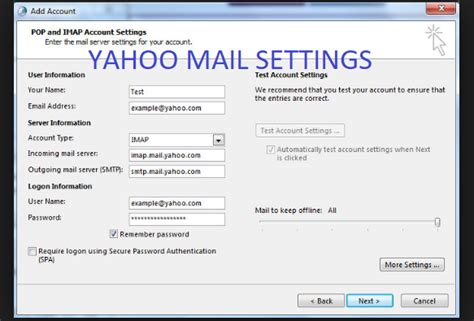 Yahoo Mail Settings Setup Yahoo Mail Account Sleek Food