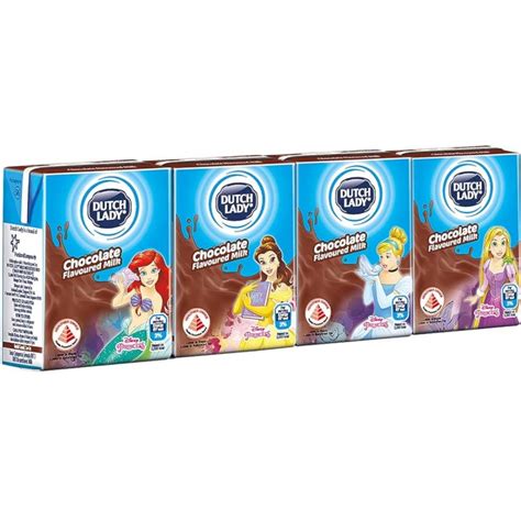 Dutch Lady Disney Princess Chocolate Flavoured Uht Milk X Ml