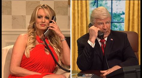 stormy daniels crashes snl s cold open in epic cameo the mary sue