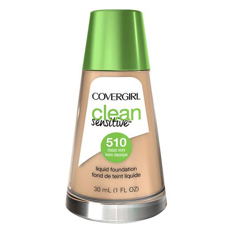 Covergirl Clean Sensitive Liquid Foundation Classic Ivory 510