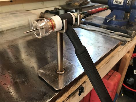 I Made A Magnetic Tig Torch Holder Welding Cart Tig Torch Welding