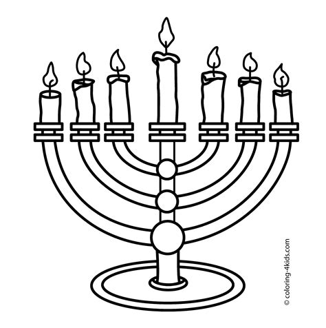 Shabbos Candles Coloring Pages Coloring Pages