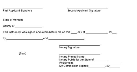 Notary Signature Template Tutore Org Master Of Documents