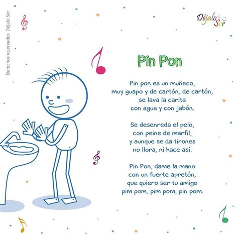 Letras De Canciones Infantiles Eduinf35 Preschool Songs Spanish