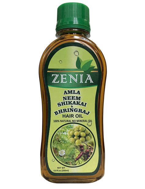 Zenia Amla Neem Shikakai Bhringraj Hair Oil 200ml Zenia Herbal