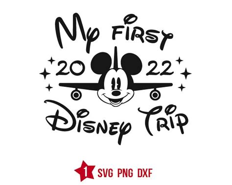 My First Trip Disney Svg Mickey Vacation Png Disney Svg Design For