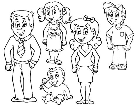 Desenhos de família para colorir 2023 Desenhos Para Desenhar