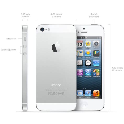 Apple Iphone 5 32gb Smartphone Unlocked Gsm White