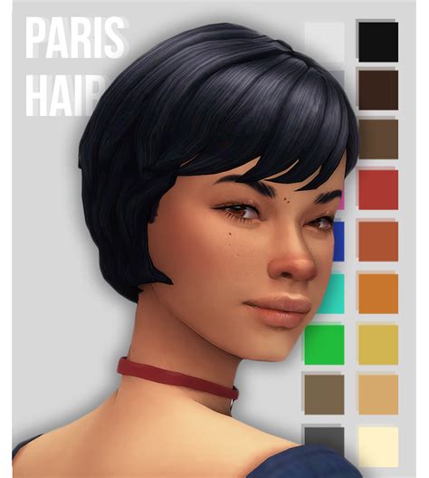 Paris Hair Sims Hair Womens Hairstyles Short Hair Styles
