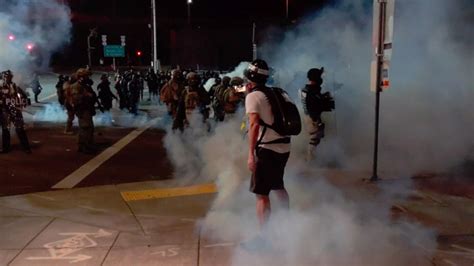 Portland Police Use Tear Gas After Declaring Riot For Second Night