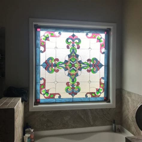 Bathroom Stained Glass Windows Hangings And Panels
