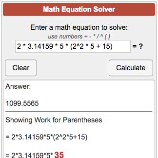 Make sure to specify the variable you wish to integrate with. Math Equation Solver