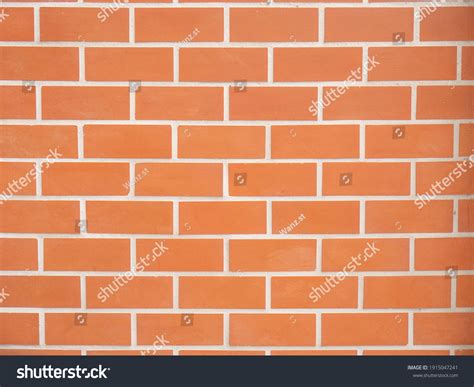 Clean Orange Brick Tile Wallpaper Stock Photo 1915047241 Shutterstock