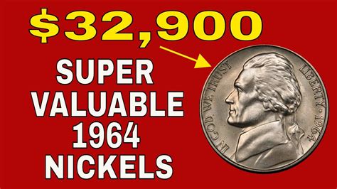 Super Rare 1964 Jefferson Nickels Worth Huge Money Valuable Nickels To