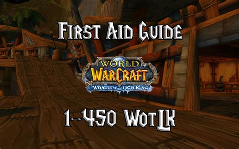 1 alchemy 2 blacksmithing 3 engineering 4 jewelcrafting 5 leatherworking 6 tailoring alchemists can use. First Aid Guide 1-450 (WotLK 3.3.5a) - Gnarly Guides