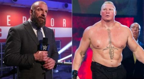 Triple H Makes Comparison Between Top Wwe Nxt Uk Star And Brock Lesnar