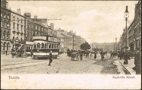 Postcards Dublin Oconnell Sackville Street Collection 150 At