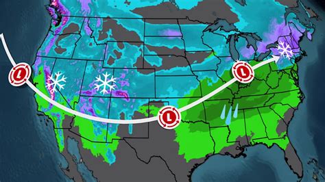 Tracking Winter Storm Quests Cross Country Path To Midwest Northeast