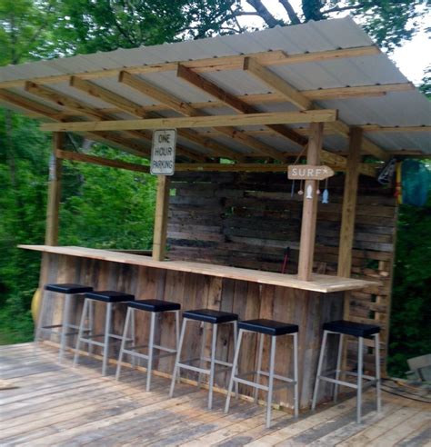 Build An Outdoor Bar With Concrete Blocks
