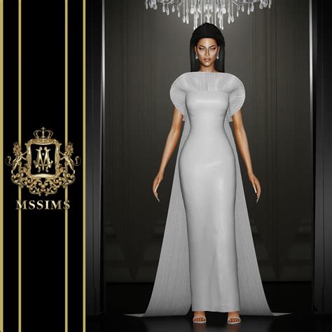 Mssims Hibiscus Gown Early Access Cc On Mssims4