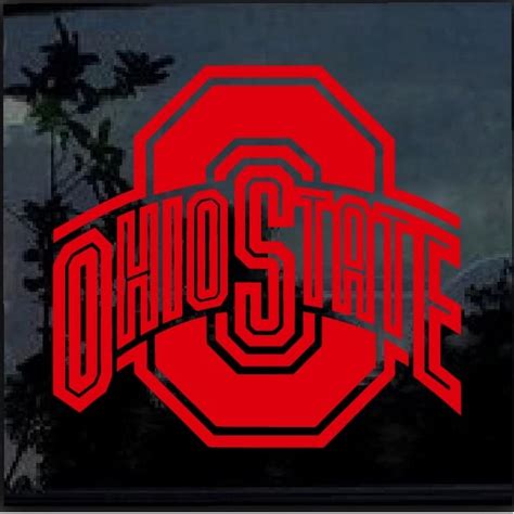 Ohio State Buckeyes Window Decal Sticker Custom Made In The Usa