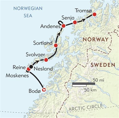 Hiking Norways Lofoten Islands And Beyond Norway Map Lofoten Norway