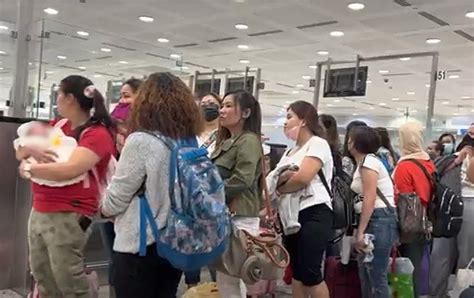 Distressed Ofws From Kuwait Fly Home Abs Cbn News
