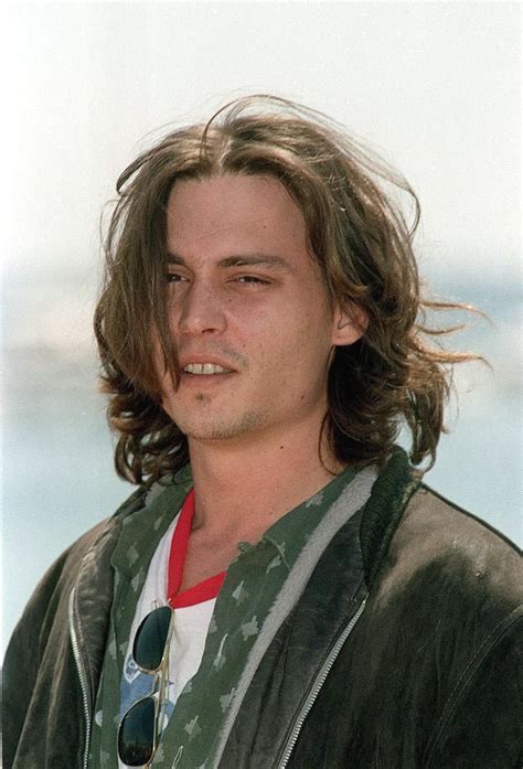 Johnny At The Photocall For The Movie Arizona Dream At The Cannes Film