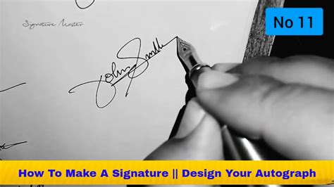 How To Make A Signature Design My Autograph Signature Ideas