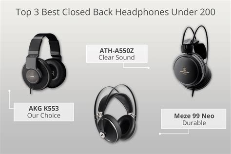 8 Best Closed Back Headphones Under 200 In 2024