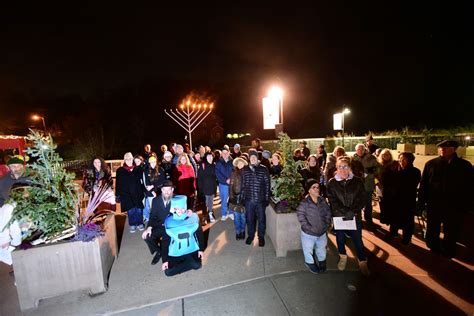 Chabad Of Hunterdon County Holds Menorah Lighting In Downtown Clinton