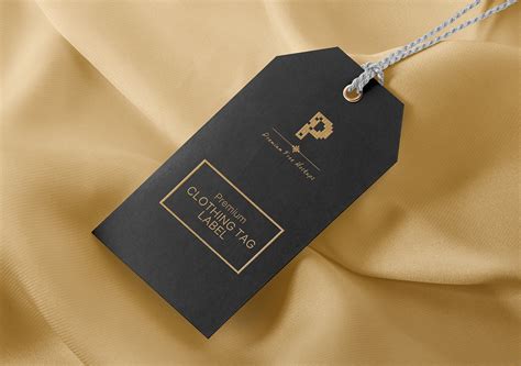 Free Clothing Tag Label Mockup On Behance