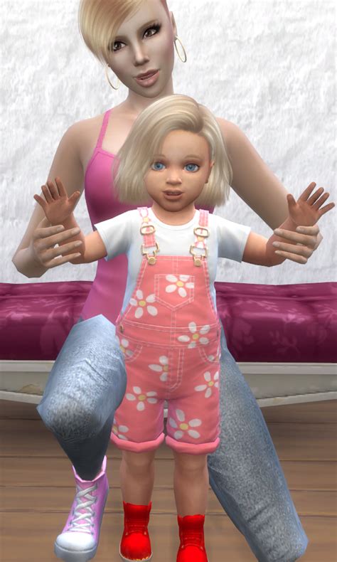 Sims 4 Cc Poses Mother And Toddler Daughter Andrews Pose Player In Game