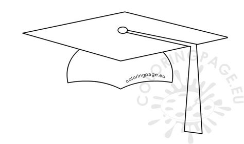 Graduation Cap Stencil Template