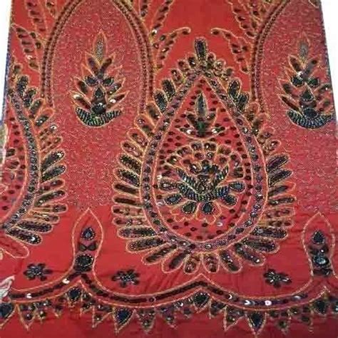 Embroidered Silk Dupioni Fabric At Rs 3000piece Dupioni Silk Fabrics