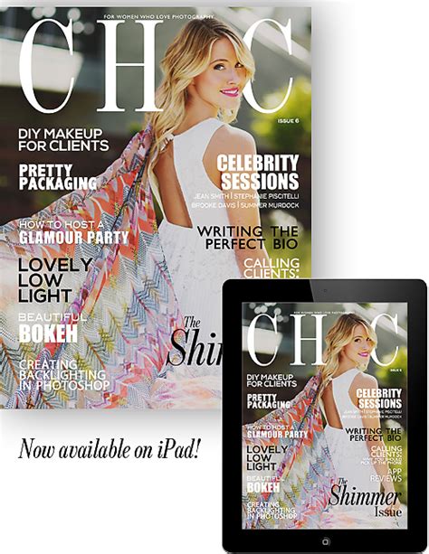 The Savvy Photographer CHIC Magazine Issue 6 Is Available
