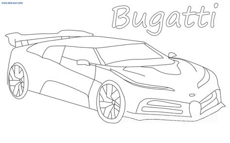 Coloriages Bugatti Coloriages Pour Enfants