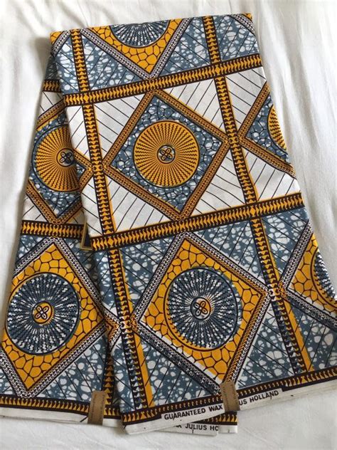 African Wax Cotton Print Fabric African Wax Print Summer Fabric