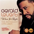 Incredible Gerald Levert solo career retrospective collection coming in ...