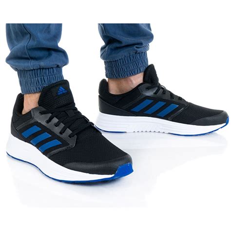 Оригинални Мъжки маратонки Adidas Galaxy 5, Black/Blue • OutletOnline.bg