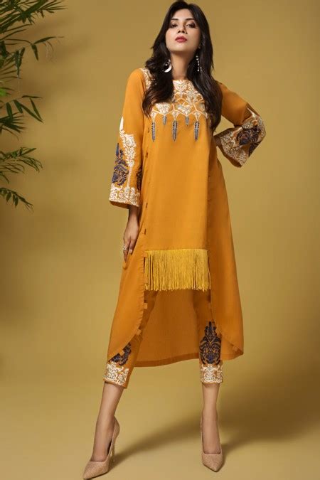 Mausummery Stitched Women Winter Dresses Designs 2018 19 Collection 9