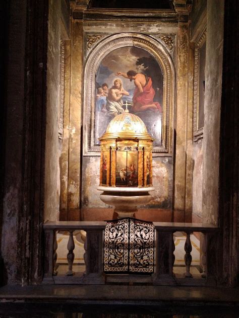 Sant Andrea Delle Fratte Rome The Baptistery Is Dedicated To St John The Baptist The Cover