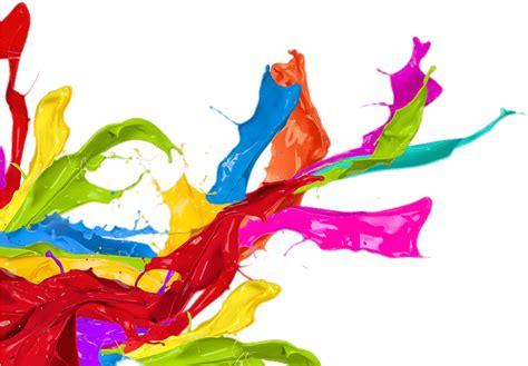 Colorful Paint Splash Png