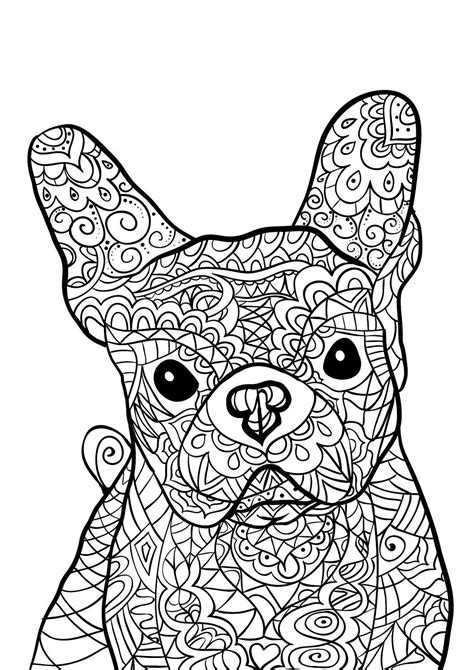 Cute Dog Coloring Pages For Adults You Can Teach Him How Dog Is A
