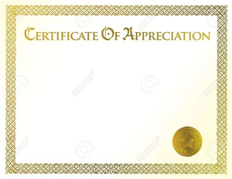 Certificate Of Appreciation Template Free Editable