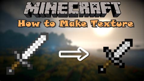 Minecraft ／ 自作テクスチャの作り方！ 3分で説明します！ Youtube