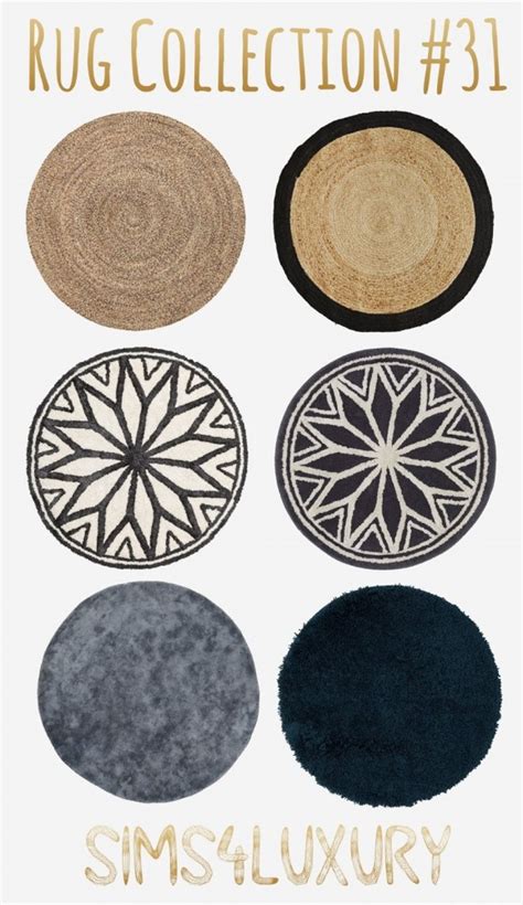 Sims4luxury Rug Collection 31 • Sims 4 Downloads